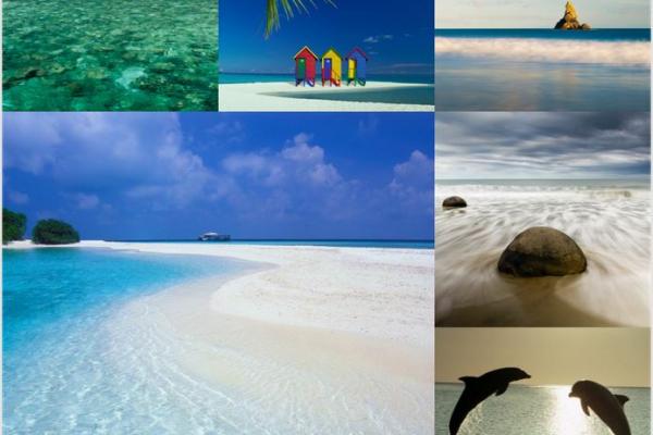 orview of a printed sample collage with various photos