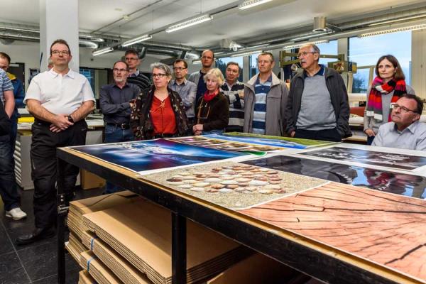 Factory tour at printolino